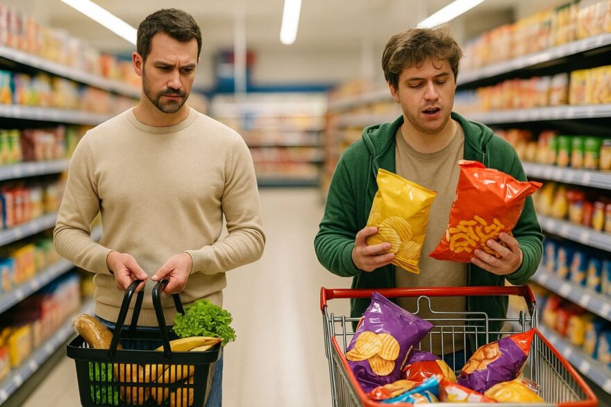 Mit vollem Magen clever einkaufen und Impulskäufe vermeiden Clever einkaufen durch gutes Timing und Einkauf ohne Hunger