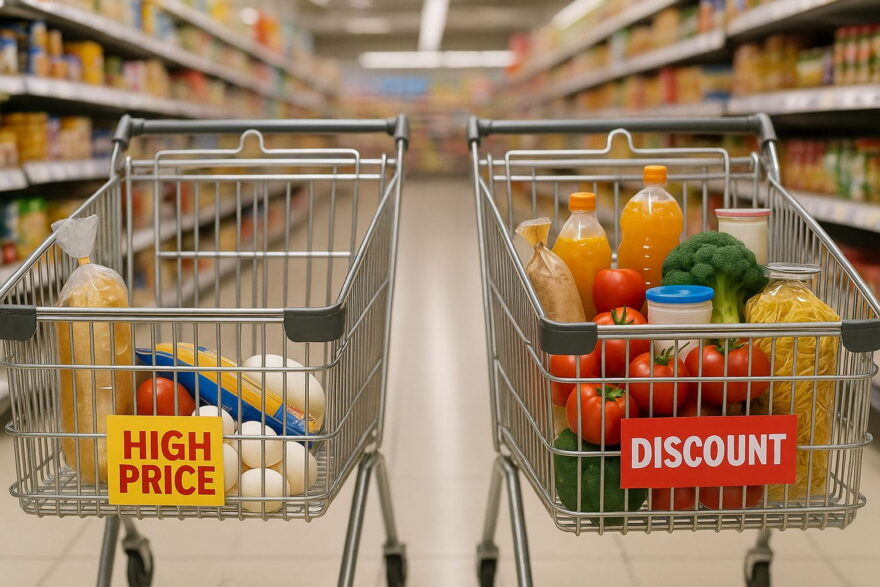 Lebensmittelpreise vergleichen und clever einkaufen im Alltag Clever einkaufen trotz steigender Lebensmittelpreise im Supermarkt