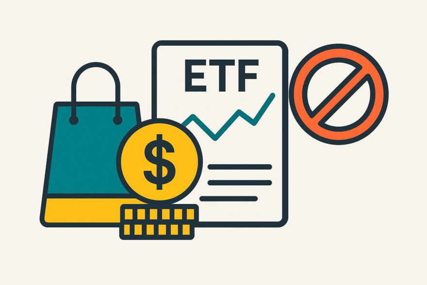 Liquiditätsrisiko beim ETF-Investieren mit Symbolen für Verkaufseinschränkungen