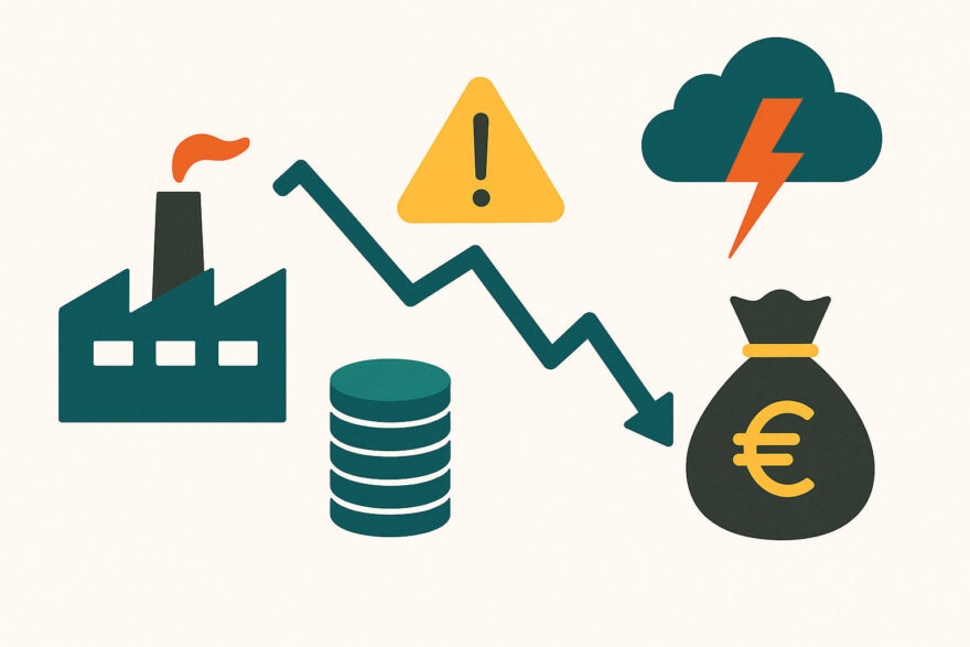 Buy & Hold – Risiken und Grenzen der Anlagestrategie Buy & Hold Risiken und Grenzen als Illustration mit Symbolen für Verluste und Unsicherheit