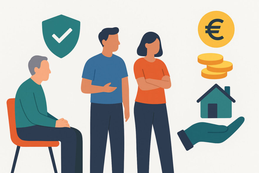 Illustration zeigt, für wen sich eine private Rentenversicherung lohnt